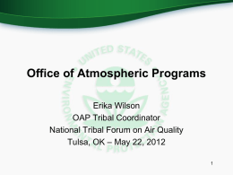 Office of Atmospheric Programs
