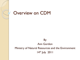 Overview on CDM - ACP
