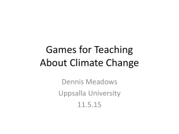 3. Games for Teaching About Climate Change
