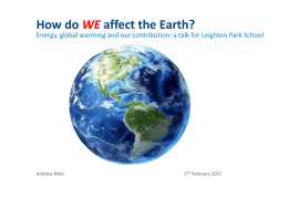 How do WE affect the planet_LP