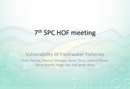 7th SPC HOF meeting