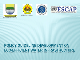 policy guideline development on eco