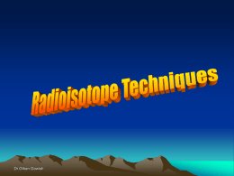 8- Radioisotope tichniques