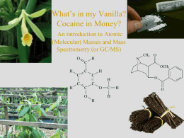 What*s in my Vanilla? * An introduction to Atomic (Molecular
