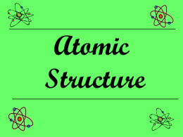 Atomic Structure - Part 1
