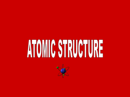 atoms = building blocks