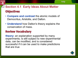 Chemistry: Matter and Change