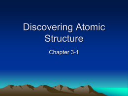 Discovering Atomic Structure - U