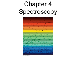 Chapter 4 Spectroscopy