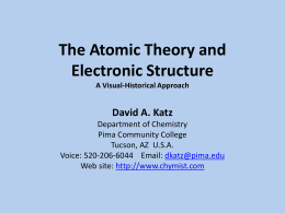 Teaching the Atomic Theory: A Visual