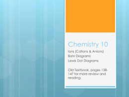 Chemistry 10 - Ms Dalby's Website