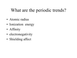 Atomic radii - Christopher Dock Mennonite High School