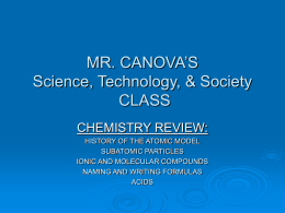 Chemistry Review