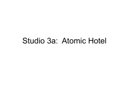 Studio 3a: Atomic Hotel