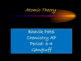 Atomic Theory