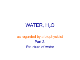 WATER, H2O