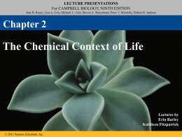 Chapter 2 Chemistry