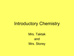 Introductory Chemistry PowerPoint 2013
