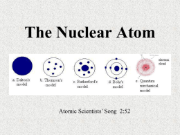 The Nuclear Atom