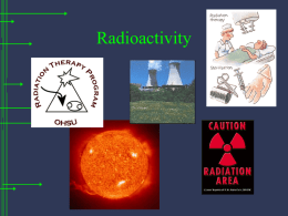 Radioactivity - Williamstown Independent Schools