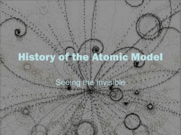 History of the Atomic Model
