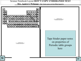 DON`T COPY UNDERLINED TEXT Mrs. Aguirre`s Webpage