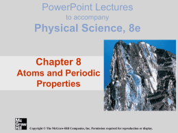 08_lecture_ppt - Chemistry at Winthrop University