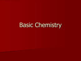 Chemistry Part 1