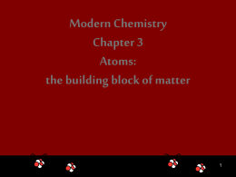 Modern Chemistry Chapter 2 Measurements and Calculations