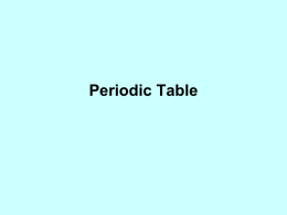Periodic Table How did Dmitri Mendeleev arrange the periodic table?
