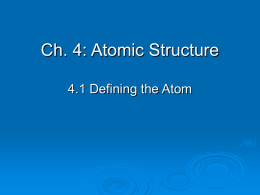 adv ch 5 atomic structure