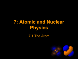 25 The Atom - SJHS-IB