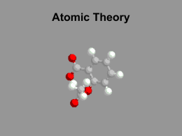 Atomic Theory - Wappingers Central School District