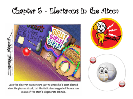 Chapter 5 Electrons in the atom