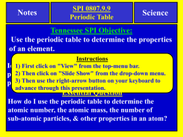 Notes-Periodic Table (1st Part)