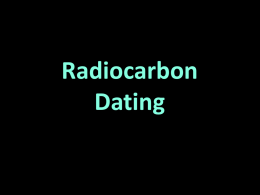 carbon-14 dating