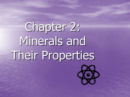 Chapter 3: The Structure of Matter
