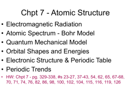 AP Chem - Unit 2 Chpt7