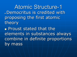 Atomic Structure 2