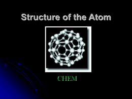 Structure of the Atom Power Point