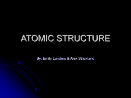 atomic structure - nomorechemteachers