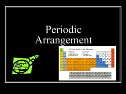 Periodic Arrangement