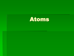 Atoms - Edmonds