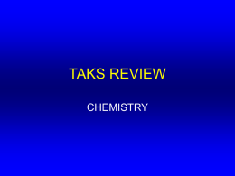 taks review - Fort Bend ISD