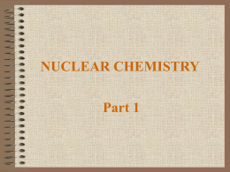 nuclear chemistry - La Salle High School