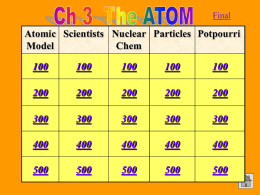 Atomic Model