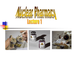 radiopharmaceutics lecture1