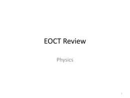 EOCT Review PPT