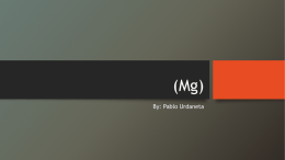 Magnesium (Mg)