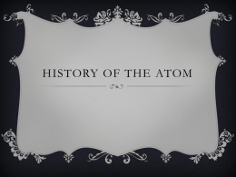 History of The Atom